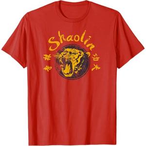 Shaolin Kung Fu Martial Arts Training T-Shirt, Size: L