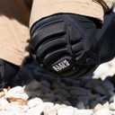 Klein Tools 60492 Knee Pads, Lightweight Padded Knee Sleeves, Breathable Mesh Back, Elastic Cuff with Slip-Resistant Silicone, Black, M/L