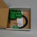 RVGUARD 50 Amp to 110 Volt RV Adapter Cord 12 Inch, NEMA 5-15P to NEMA 14-50R Electrical Power Adapter with LED Power Indicator, Green, ETL Listed