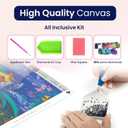 Modern Merch Birds Diamond Art for Adults, Peacock Feather Landscape 5D Diamond Painting for Adults, DIY Bird Decor Cross Stitch Gem Art Full Round Drill 12x16