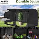 Large Tunnel 8.2'x4' Sunshade Cloth Gardening Net,Easy Set up 4FT Tall Crops Shade Cover, UV Resistant Plant 80% Sunblock Net for Vegetables,Fruits and Mini Flower Pot with Stakes and Carry