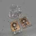 uxcell 2Pcs Flush Ring Pull, 1.89-inch x 1.5-inch Stainless Steel Rectangle Recessed Door Pull with Screws for Furniture, Boat, Bronze Tone