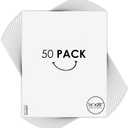 Golden State Art, 16x20 Picture Mat Matte Backerboards for Framing. Pack Contains 50 Backing Boards (White, 50 Pack)