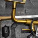 Touchless Kitchen Faucet Motion Sensor Hands Free Single Handle Kitchen Sink Faucet with Pull Down Sprayer Brusshed Gold