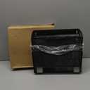 3 Pack Wall File Organizer, Mesh Hanging Metal Vertical Wall Mounted File Holder for Office/Home (Black)