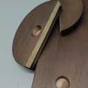 Zlcjyyun Wooden Trading Card Display Stand, 3Tier Card Holder for Graded, Sports and TCG Cards, Tabletop Display Holder, Rustic Solid Wood Shelf Stand for Basketball Football Hockey (Brown)