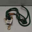 Hands Free Dog Leash, Waist Leash for Dog Walking, Running, Crossbody, Multifunctional, 2 Dogs, Dual Handle, Traditional Lead, Adjustable Lead 4.3ft - 7.5ft, 3/8" (10mm) Diameter. (Hunter Green)