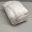 GOLD TEXTILES 6 White Economy Bath Towels Bulk (24x48 Inch) Cotton Blend for Softness-Commercial Grade Easy Care