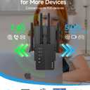WiFi Extender, Long Range WiFi Repeater, WiFi Range Extender, Covers Up to 12880 Sq.ft, Easy Set Up for Home, WiFi Extender Signal Booster, Dual Band Wireless Booster