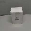 Younion Money Safe and Cash Lock Box, Mini Size Security Safe Box for Money Jewelry and Valuables, 4.6"x 4.2"x 6.9" White