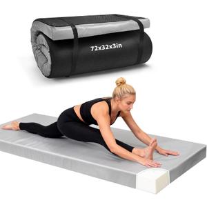 3 Inch Thick Yoga Mat 72 * 32 * 3 inch Extra Thick Exercise Mats Non-Slip Workout Mat for Pilates, Fitness, Gym, Stretching