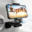 Klearlook Universal Airplane Phone Holder, in Flight Travel Essentials Phone Holder Mount with Multi-Directional 360 Rotation, Travel Must Haves Handsfree Phone Stand for Flying, Home, Office