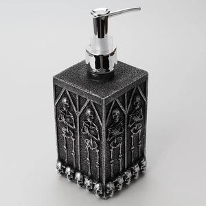 XUDREZ Soap Bottle Skull Design Refillable Hand Soap Lotion Liquid Soap Dispenser for Halloween Kitchen Bathroom Home Decoration
