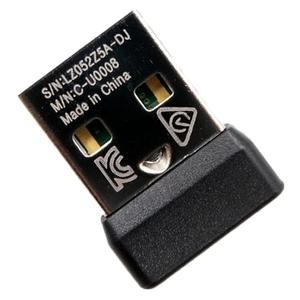 NoirVogel New USB Dongle Unifying Receiver for Mouse and Keyboard Compatible for Any Logitech Product That Display The Unifying Logo (Orange Star, Connects up to 6 Devices)