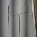 SUPERJARE 35.4" White and Gold Desk with 2 Drawers, Modern Makeup Vanity with Padded Stool, Small Computer Desk Home Office Desk for Writing Study Bedroom