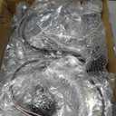 6-Hook Bird Feeding Station Kit Wild Bird Feeder Stand Pole, Multi-Feeder Hanging Kit Stand with Water Bowl, Mesh Tray and Squirrel Guard Baffle, 94 Inch