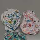 Babygoal Baby & Toddler Girl and Boy Swim Diapers, Reusable Adjustable Washable One Size Fits 6M-3T Gifts and Swimming Lessons 3 Pack 3ZSD12