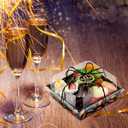 4 x Baderke 50 Set Graduation Paper Charcuterie Boxes with Clear Lids Forks Mini Charcuterie Box Disposable Dessert Boxes for Sandwich, Cookie, Sushi, Cake Slice, Strawberries(Black)