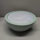 COOK WITH COLOR Nesting Mixing Bowls - 12 Piece Plastic Bowl Set with Lids, Microwave Safe (Mint Ombre)