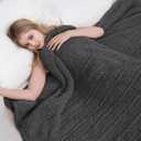 Eydna Electric Heated Blanket Full Size 72"84" with 9 Heating Levels & 1-10Hs Auto OffDouble Sided Plush Sherpa, Energy Efficient, Machine Washable, for Couch & Bed, Dark Gray