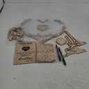 Heart Wedding Guest Book Alternative, Rustic Wooden Wedding Souvenirs with Heart Picture Frame, Heart Guest Book Drop Box, Personalized Decor Party Birthday