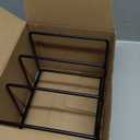 KORRTFID Kitchen Cabinet Organizer - Steel Cookware Rack, Divided Holder with 3 Slots for Skillets, Baking Tray and Chopping Board - Pan Storage (2.2 Inch Width Slots)