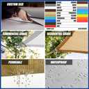 ShadeMart 16' x 16' x 22.6' Beige Right Triangle Sun Shade Sail UPF50 Canopy smTAPRT16 Fabric Cloth Screen, Water Air Permeable & UV Block, Heavy Duty, Carport Patio Outdoor & (We Customize Size)