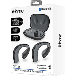 Bytech iHome XT-42 True Wireless Bluetooth In-Ear Earbuds HMAUBE238