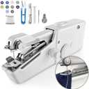 Handheld Sewing Machine, Mini Sewing Machine with Sewing Accessories, Electric Portable Stitch Tool for Beginners, DIY, Home Travel Use