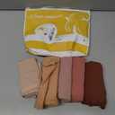 Saliryj Women's Cotton Underwear High Waisted Underwear Soft Briefs Full Coverage Ladies Panties 5 Pack(Regular & Plus Size), Large