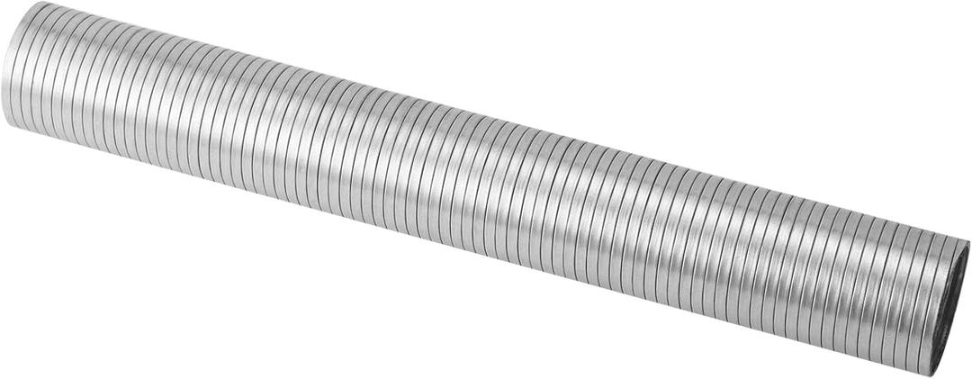 2" x 16.5" Length Universal Stainless Steel Exhaust Flex Pipe, 2 Inch Flexible Exhaust Pipe