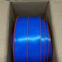 15 Ft Flexible Race Track for Kids  Portable Car Race Track Starter Set with Suction Cups, Rolls Up Easy, Compatible with 1/64 Diecast Cars, Birthday Gift for Boys & Girls Ages 3+ (Blue&Red)