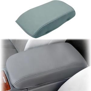 AJHLJ® for Toyota Camry 2007 2008 2009 2010 2011 Gray PU Leather Car Center Console Lid Armrest Cover Skin Trim Protector (Grey)