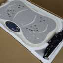 Vibration Plate Exercise Machine for Lymphatic Drainage, 200 Speeds Vibrating Fitness Platform for Full Body Workout and Weight Loss, 300 Lbs Capacity with Resistance Bands for Women Men