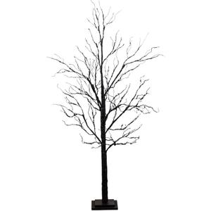 Nearly Natural 5ft Pre-Lit Black Twig Halloween Tree with 240 LED Lights