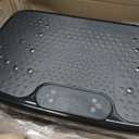 ETLIFE Vibration Plate Exercise Machine Whole Body Workout Vibrate Fitness Platform Lymphatic Drainage Machine for Shaping Toning Wellness Home Gyms Workout (Black1)