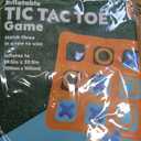 Orbit Innovations Inflatable Tic Tac Toe Game Set (39.5" x 39.5") – Lawn, Pool & Backyard Lawn Party Game for Kids & Adults (Ages 3+)