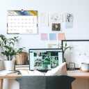 4 x 2026 Calendar, 2026 Wall Calendar, 18 Month Wall Calendar 2026-2027, January 2026 to June 2027 Calendar with Twin-Wire Binding, Hanging Hook and Julian Dates, 11" X 8.5" (Drift Sand)