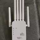 WiFi Extender Booster 1200Mbps, WiFi Booster Range Extender 5GHz & 2.4GHz Dual Band WiFi Repeater Wireless Internet Booster, Repeater/Router/AP Mode, Wider Range, for Home UK Plug