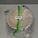 Large Modern Decorative Ruffle Bowl for Home Decor Fruit Bowl Organic Catch All Key Kitchen Entryway Shelf Coffee Table,Artificial Stone Beige