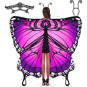 Spooktacular Creations Halloween Butterfly Wings Costume for Women, Butterfly Wings Adult, Womens Halloween Costumes 2025