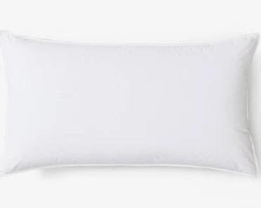 Firm King Size Pillows Set of 1 20 x 36 Pillows Made in USA Only 20x36 inch Sleeping Pillow Insert for Bedroom by Looms and Linens - Hypoallergenic Pillow Inserts Down Alternative