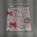 MAMUSE Halloween Shower Curtain for Bathroom Stall Cute Horror Scary Goth Gothic Skull Skeleton Decorative Waterproof Unique Design Teen Women Cortinas de Bao Bathtub 72 x72 Inch, Pink