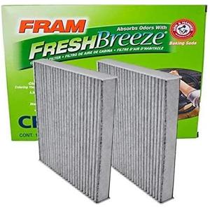 FRAM CF10285 Fresh Breeze Cabin Air Filter with ARM & HAMMER Baking Soda & Activated Carbon (Pack of 2)