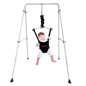 Baby Door Jumper and Bouncer with Stand for Active Babies That Love to Jump and Have Fun Toddler Infant (black)