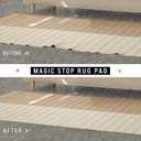 Slip-Stop Magic Stop Rug on Carpet Non-Slip Rug Pad for Area Rugs and Runner Rugs, USA-Made Rug Pad for Carpet Over Carpet Keeps Rugs in Place On Carpet, 5' x 8'