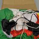 6-Foot Inflatable Christmas Tree with POP-UP Santa, Outdoor Indoor LED Lighted Christmas Tree Decor, Blow Up Yard Decorations for Home Family Party Holiday Yard Lawn Garden