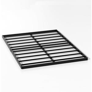 King Box Spring 2 Inch Box Springs for King Bed, Low Profile Bunkie Board Bed Slat Replacement with Fabric Cover, Metal Frame with Steel Slats, Easy Assembly