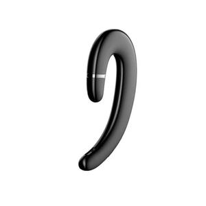 Ear Hook Bluetooth Wireless Headphone,Non Ear Plug Headset with Microphone,Waterproof Single Ear Noise Reduction in-Ear Earbud Hands Free Painless Wearing for iPhone Pro 14 13 12 11X 8 7 (Black)