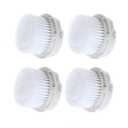 Facial Cleansing Brush Head Replacement, Facial Cleansing Brush Head, Exfoliator Facial Brush Heads, for Acne Prone, Clogged and Enlarged Pores Sensitive Skins (Luxe Cashmere/4Pack)